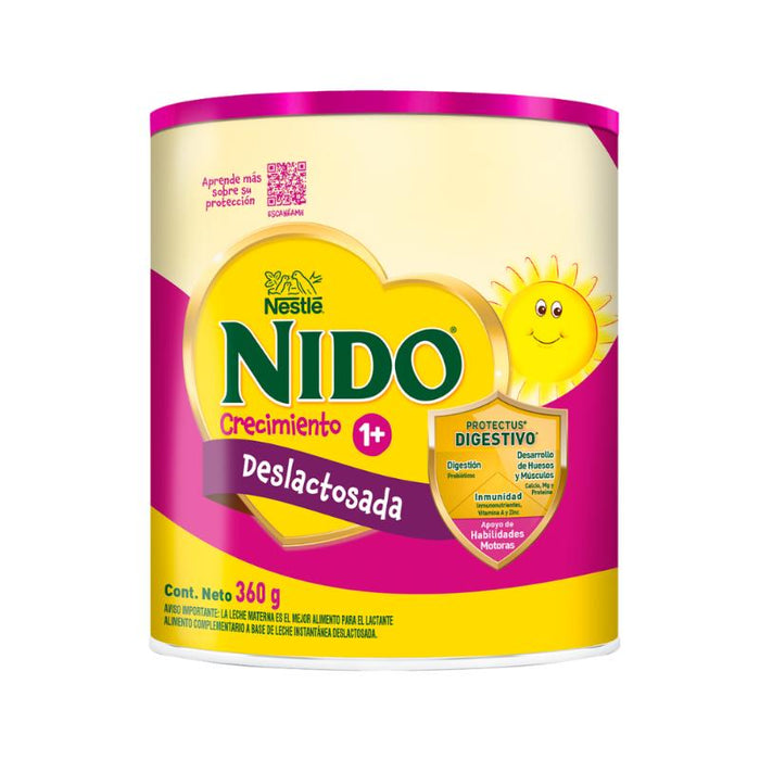 Nido 1 + Deslactosa Lata 360Gr