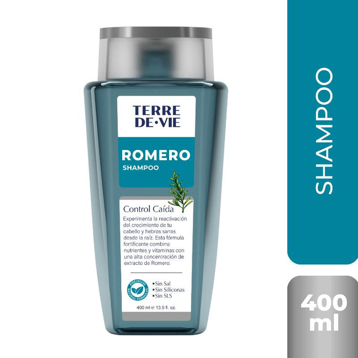 Terre De Vie Shampoo Romero Control Caída 400Ml