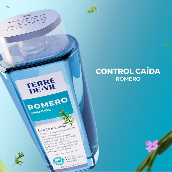 Terre De Vie Shampoo Romero Control Caída 400Ml