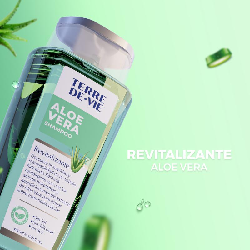 Terre De Vie Shampoo Aloe Vera Revitalizante 400Ml - Farmacias Arrocha