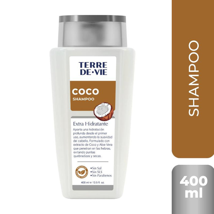 Terre De Vie Shampoo Coco Extra Hidratante 400Ml