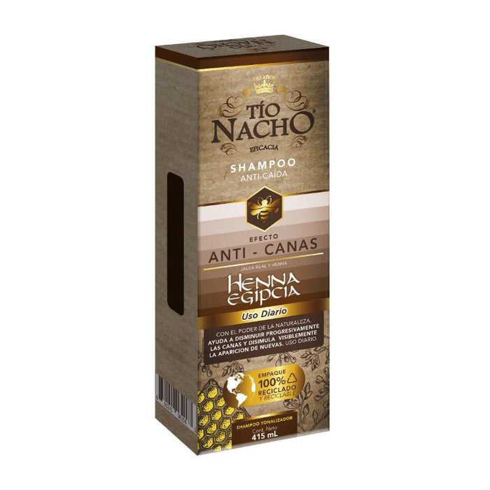 Tío Nacho Shampoo Sustentable Henna Glbâ  415Ml/12