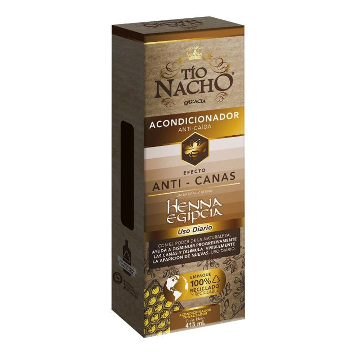 Tío Nacho Acondicionador Sustentable Henna Glbâ  415Ml/12