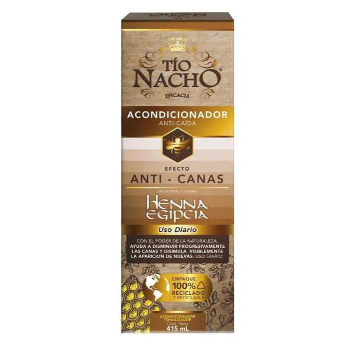 Tío Nacho Acondicionador Sustentable Henna Glbâ  415Ml/12