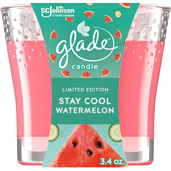 Glade Set De 2 Velas Stay Cool Watermelon 3.4Oz