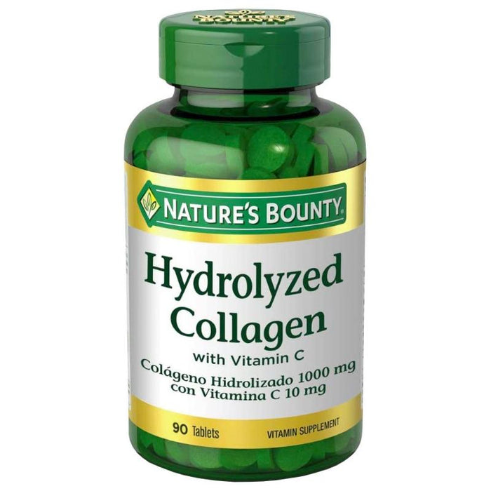 Nature's Bounty Colágeno Hidrolizado Con Vitamina C X 90 Tabs