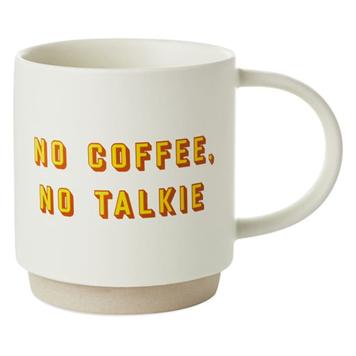 Hallmark Taza No Coffee, No Talkie Funny 16 oz. - Farmacias Arrocha