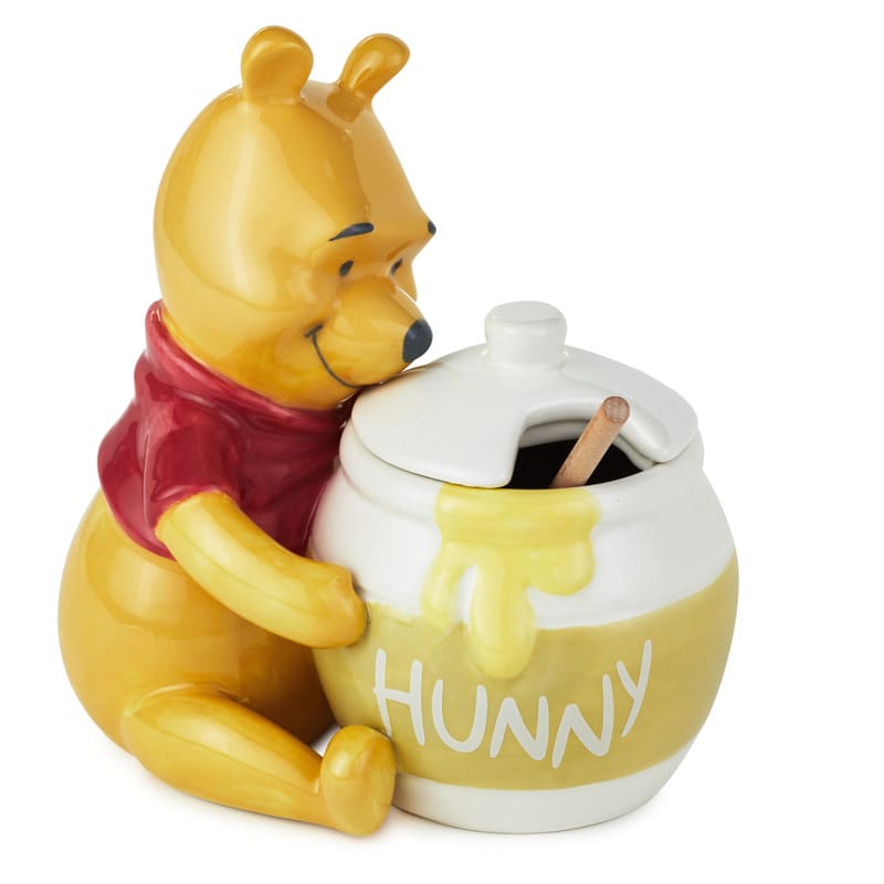 Hallmark Disney Winnie the Pooh - Miel de cerámica con varita para servir, juego de 2 - Farmacias Arrocha