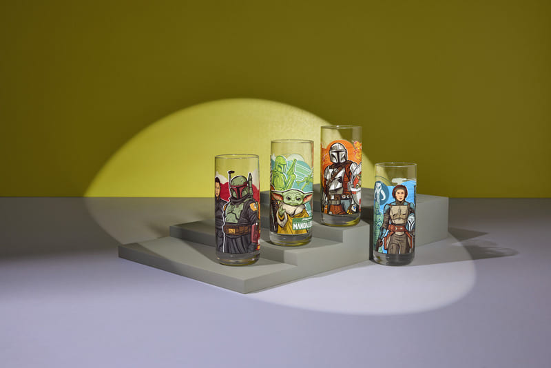 Hallmark Star Wars: The Mandalorian™ Vasos para beber, juego de 4 - Farmacias Arrocha