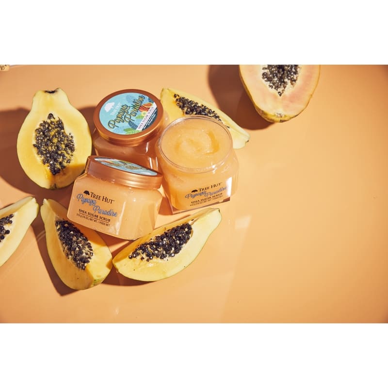 Tree Hut Exfoliante De Azúcar De Karité Papaya Paradise - Farmacias Arrocha