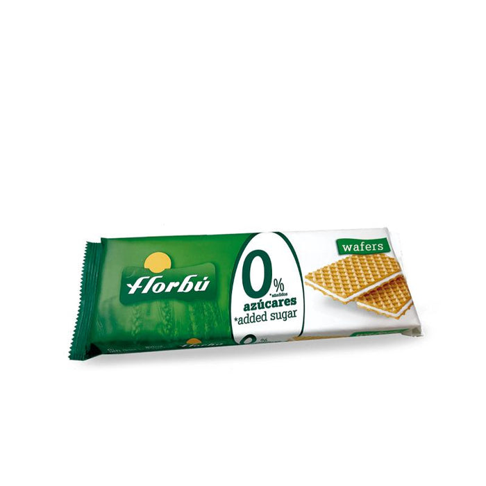 Florbu Galletas Wafers Rellenas De Vainilla, Sin Azúcar Añadida 150G - Farmacias Arrocha