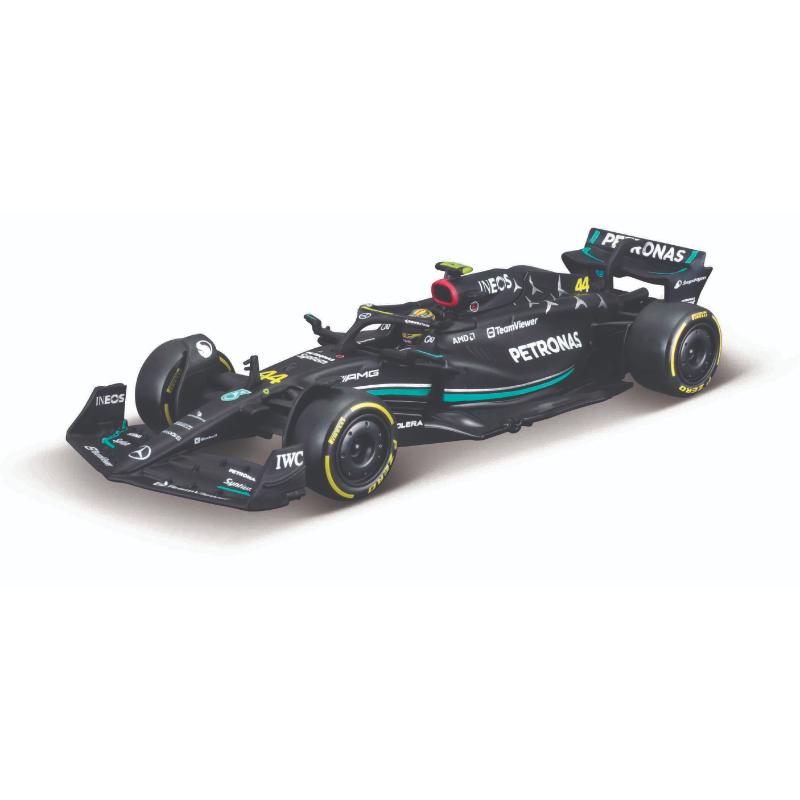 Bburago 1:43 Race Mercedes - AMG W14 (2023) Lewis Hamilton - Farmacias Arrocha