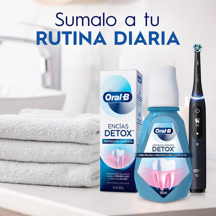 Enjuague Bucal Oral-B Encías detox. 500ml