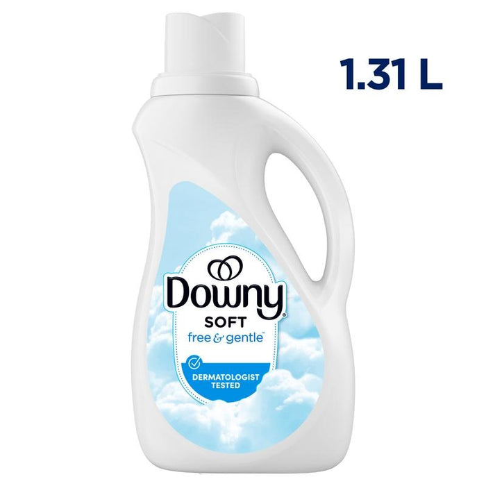 Suavizante Downy Free & Gentle, Para Pieles Sensibles, 1.31L