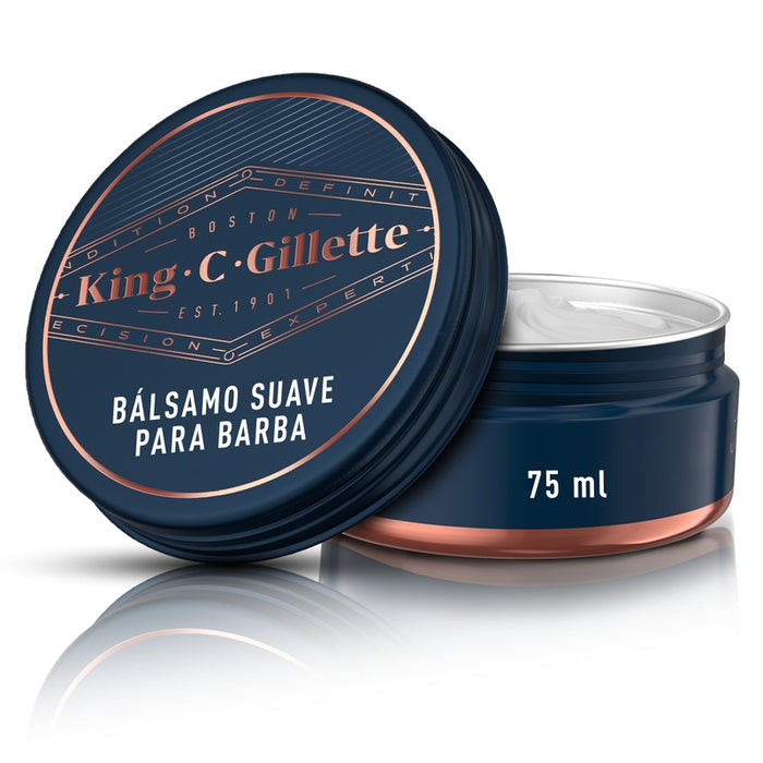 Bálsamo para barba King C. Gillette cuidado y suvavidad de barba 75ml