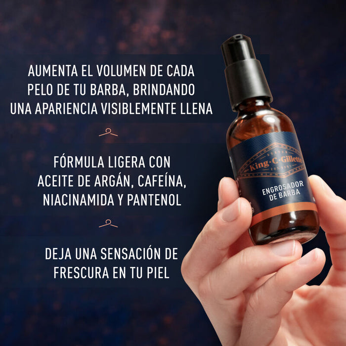 Serum Engrosador de barba King C. Gillette, 50ml