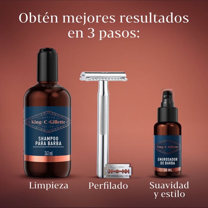 Serum Engrosador de barba King C. Gillette, 50ml