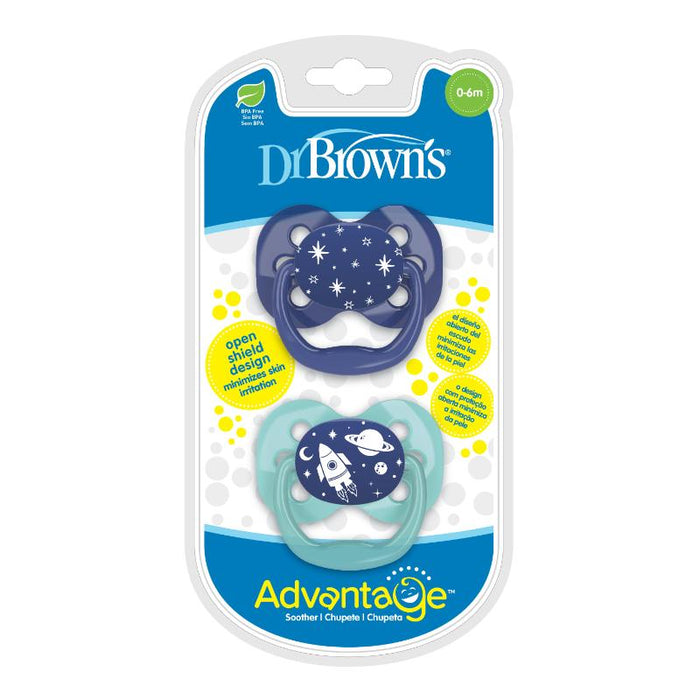 Dr Brown'S Chupetes Advantage 2UN azul - Farmacias Arrocha