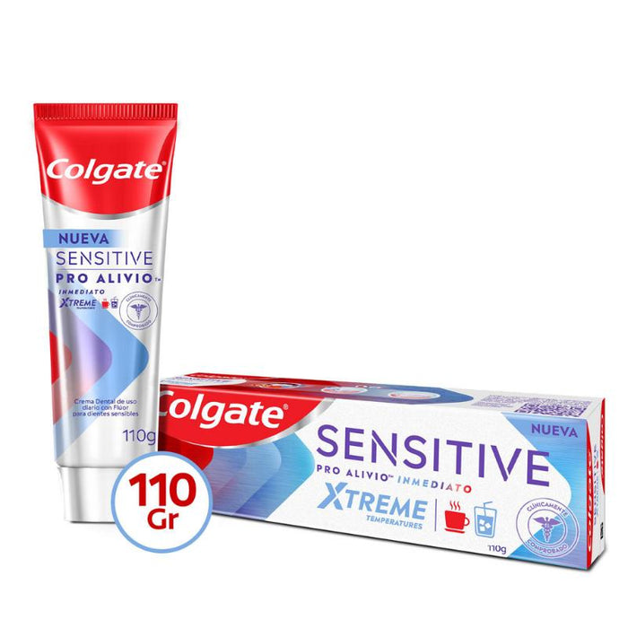 Pasta Dental Colgate Sensitive Pro Alivio Inmediato Xtreme Temperatures 110g