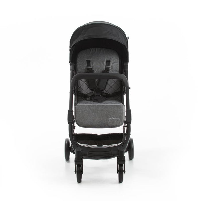 Premium Baby Coche Travel System Argus Compacto Gris-Negro