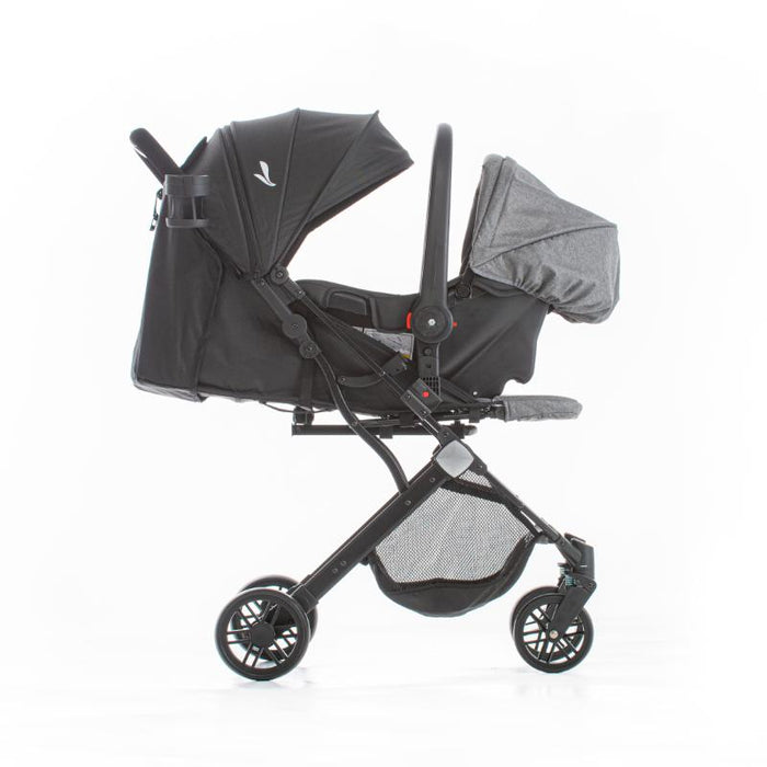 Premium Baby Coche Travel System Argus Compacto Gris-Negro