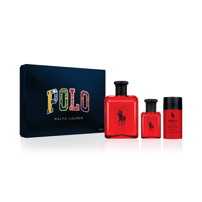 Set Ralph Lauren Polo Red Edt (V125+V40+Deo)