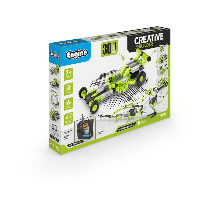 Engino Creative Builder: Set motorizado de 30 modelos