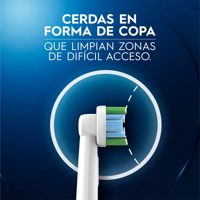 Cabezal Redondo de Repuesto para Cepillo Eléctrico, Oral-B Precision Clean, 4 Unidades