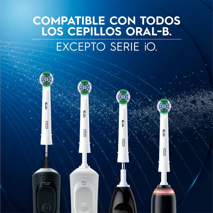 Cabezal Redondo de Repuesto para Cepillo Eléctrico, Oral-B Precision Clean, 4 Unidades