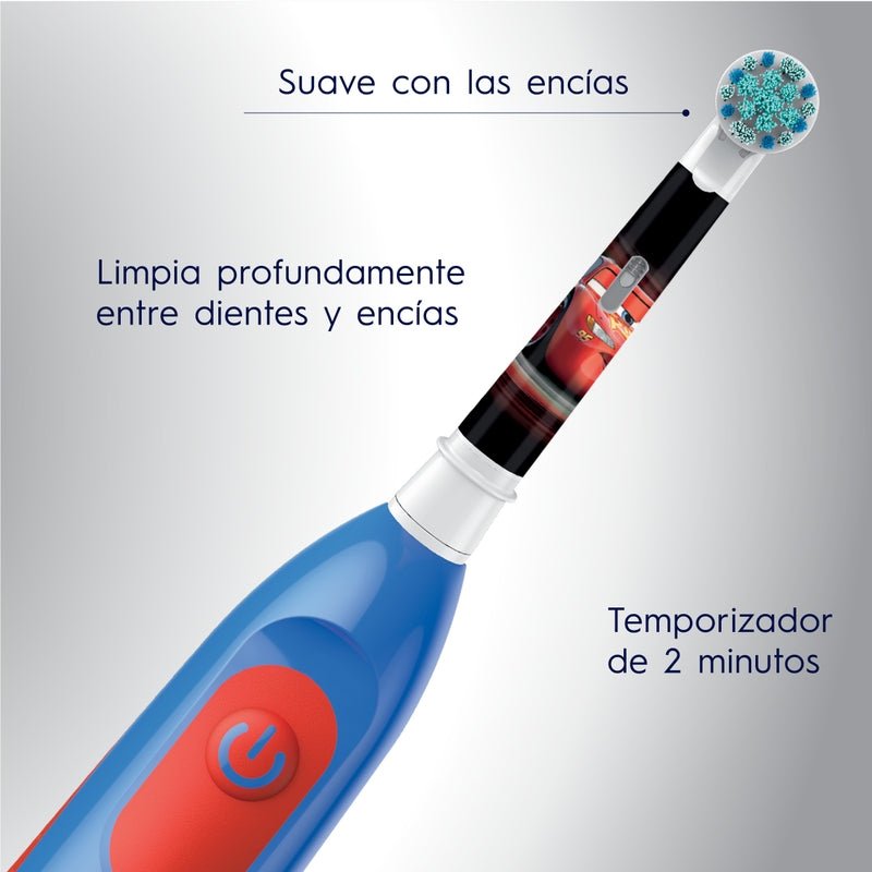 Cepillo de dientes Eléctrico Oral - B Disney Pixar Cars 1 Unidad - Farmacias Arrocha