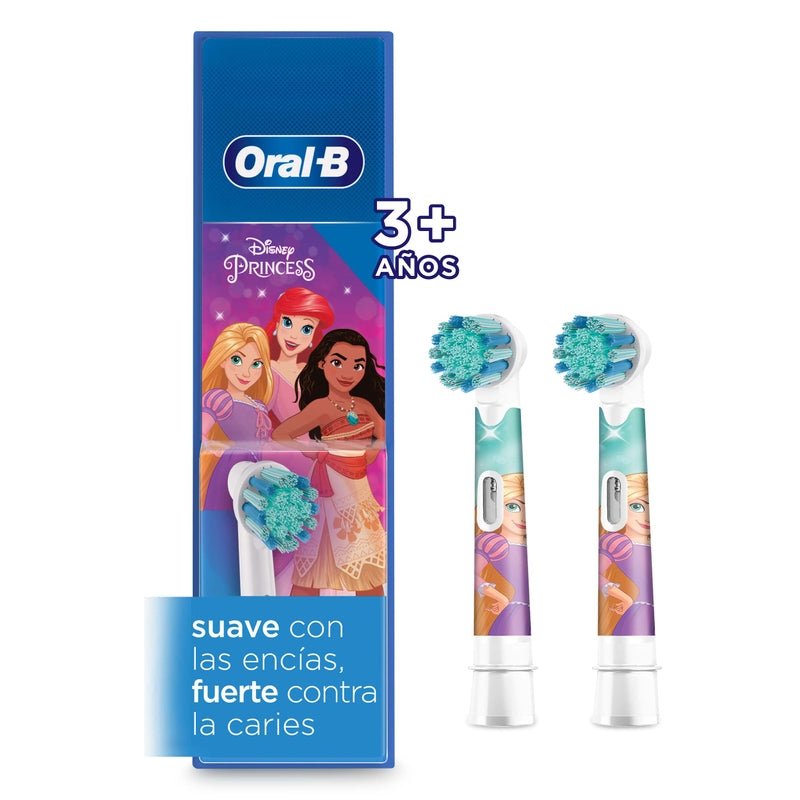 Cabezales de Repuesto para Cepillo de dientes Eléctrico Oral - B Disney Princess 2 Unidades - Farmacias Arrocha