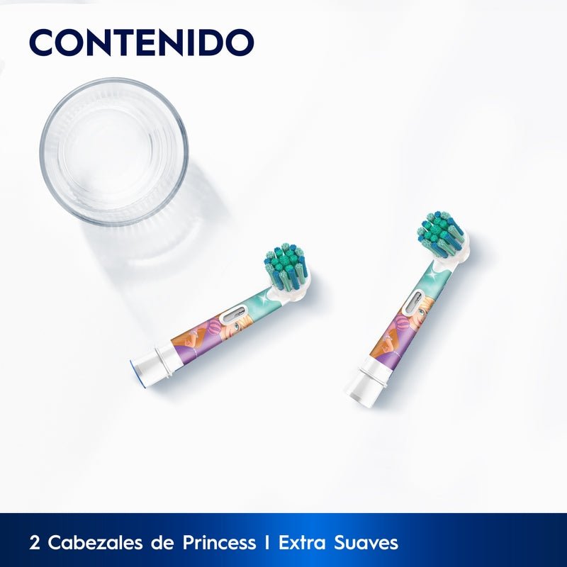 Cabezales de Repuesto para Cepillo de dientes Eléctrico Oral - B Disney Princess 2 Unidades - Farmacias Arrocha