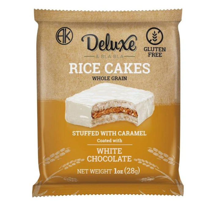 Deluxe Rice Cake Caramel & White