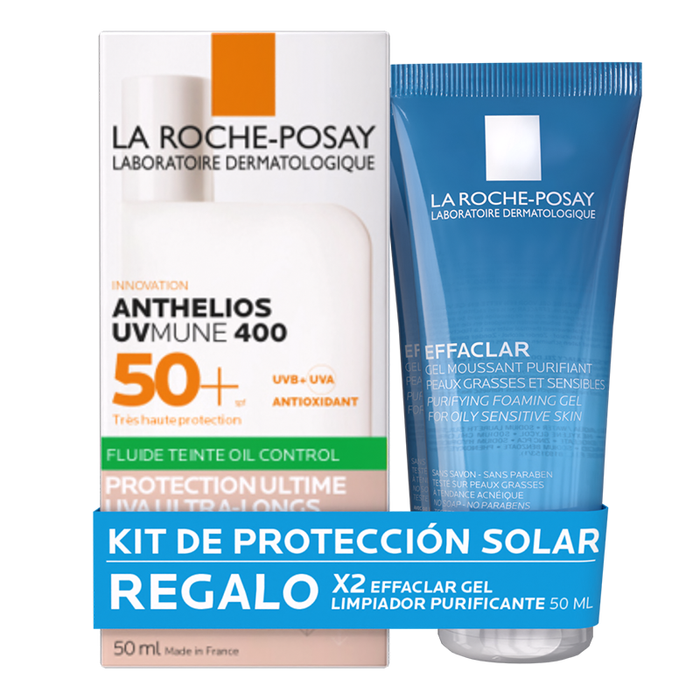 La Roche Posay Anthelios Oil Control Fluido con tinte 50 ml + regalo