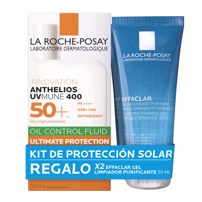 La Roche Posay Anthelios Oil Control Fluido sin tinte 50 ml + regalo