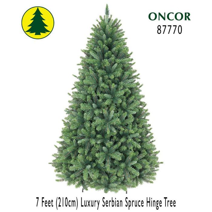 Oncor Pino de 7' Luxury Serbian Spruce Hing