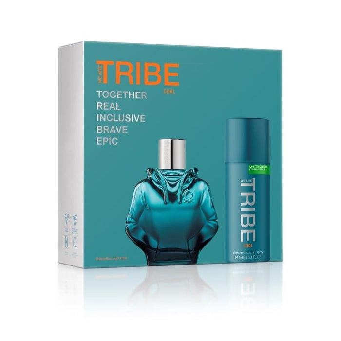 Benetton Tribe Cool Edt 90Ml + Deo150Ml - Farmacias Arrocha