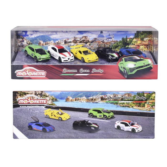 Majorette Dream Cars Italy, 5 Pieces Giftpack