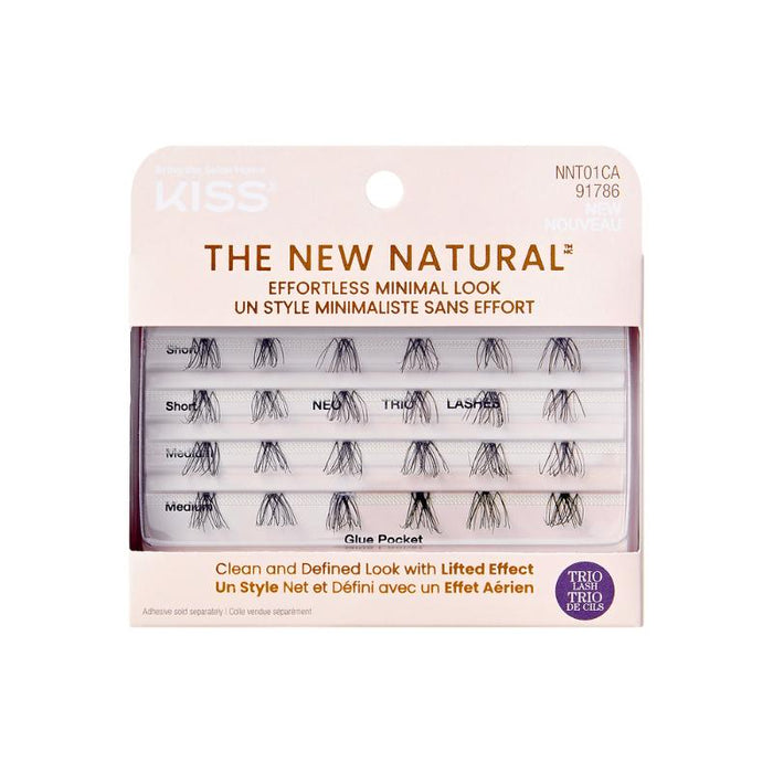 Kiss S The New Natural Trio Lashes Single