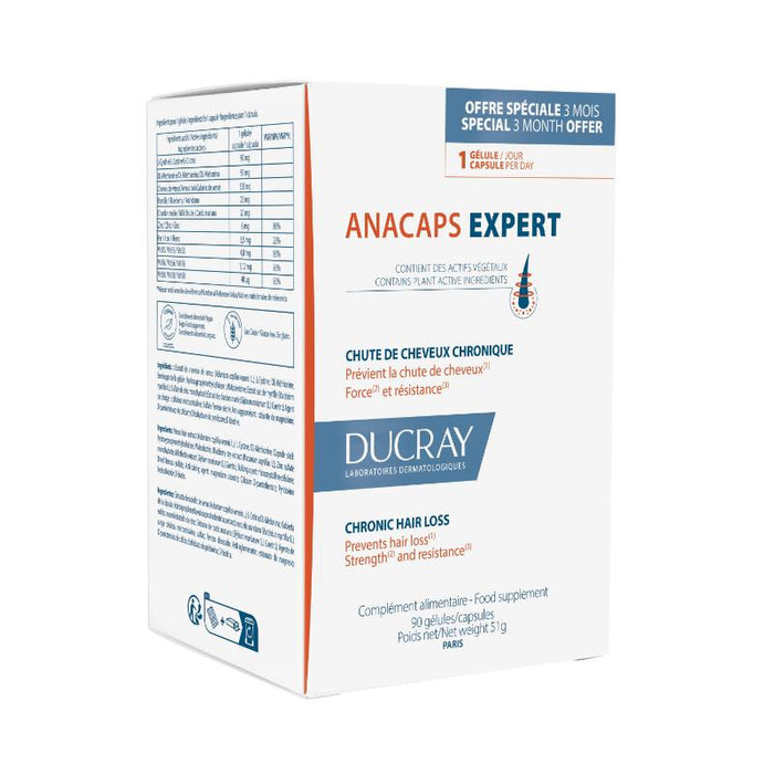 Ducray Anacaps Expert Cápsulas Complemeto Alimenticio - Farmacias Arrocha