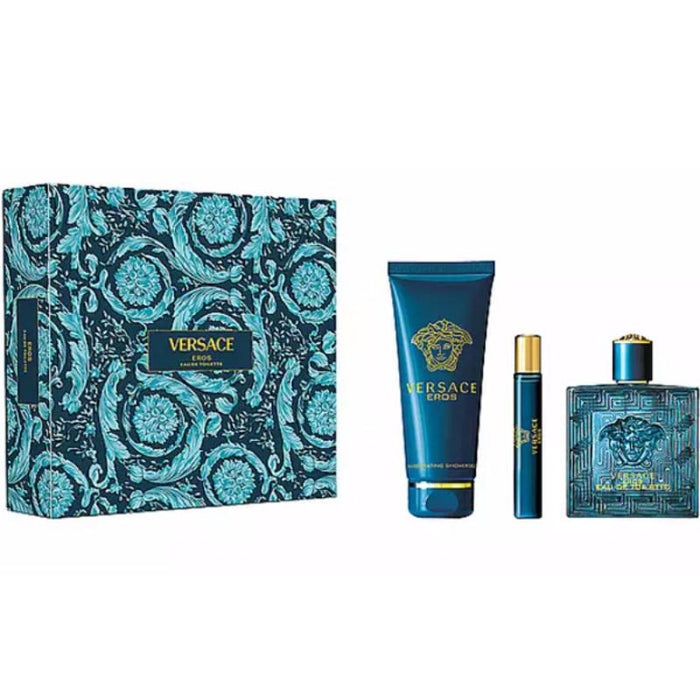 Versace Men's Eros Gift Set 100 Ml