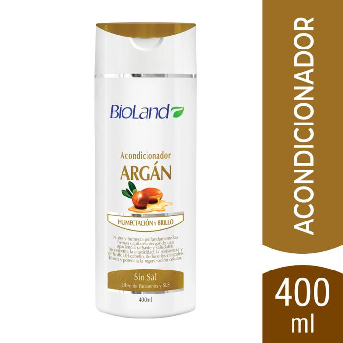 Bioland  Acondicionador Argán Humectación y Brillo 400Ml