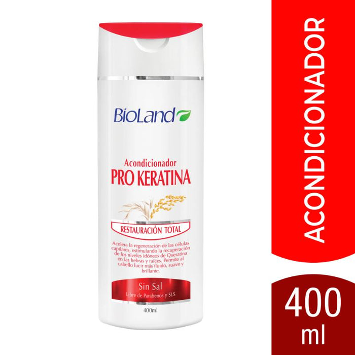 Bioland Acondicionador Restaurador Pro keratina 400Ml