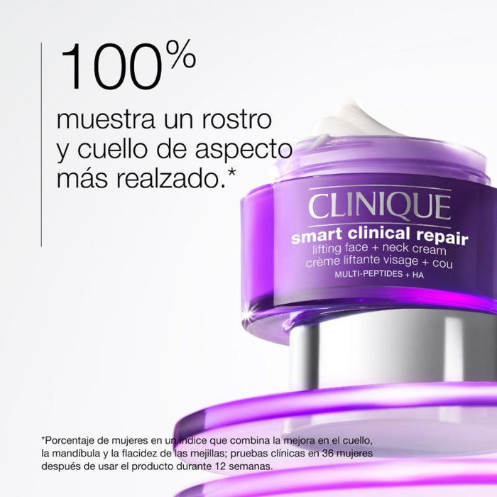 Clinique  Crema Humectante Smart Clinical Repair™  Lift Rostro Y Cuello Antiedad  50 Ml