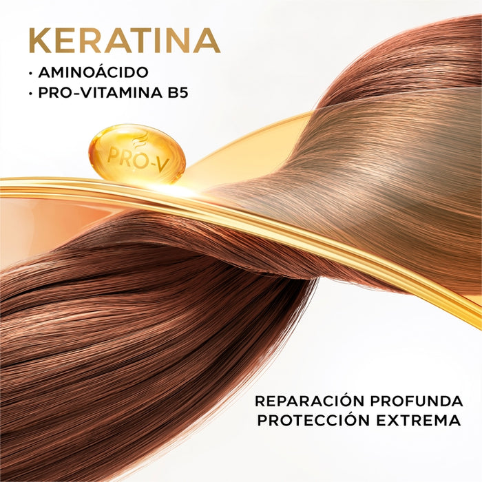 Shampoo Reparador Pantene Pro-v Miracles Keratina Repara Y Protege 300 ml