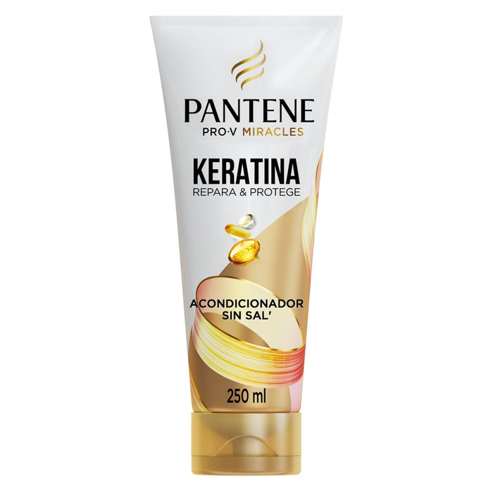 Acondicionador Reparador Pantene Pro-v Miracles Keratina Repara Y Protege 250 ml