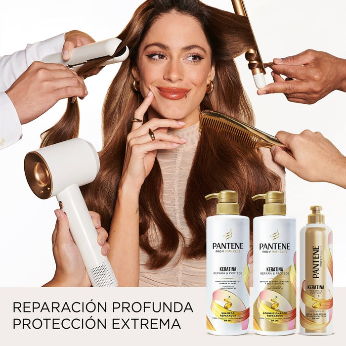 Shampoo Reparador Pantene Pro-v Miracles Keratina Repara Y Protege 510 ml