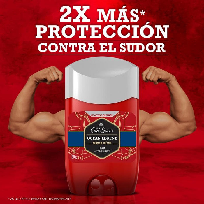 Barra Antitranspirante Old Spice Ocean Legend 50 g