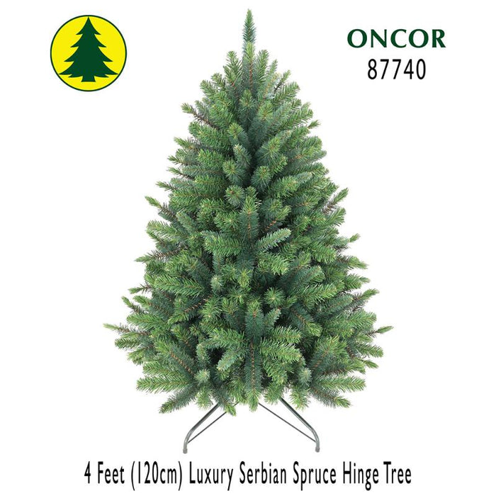 Oncor Pino de 4' Luxury Serbian Spruce Hing