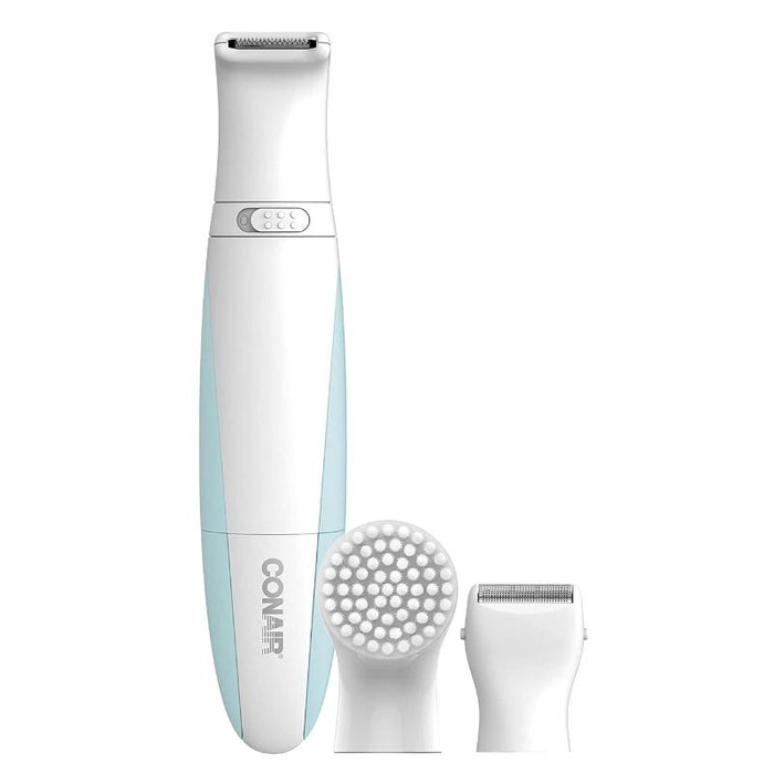 Conair Afeitadora Para Mujer Con Cepillo Exfoliante